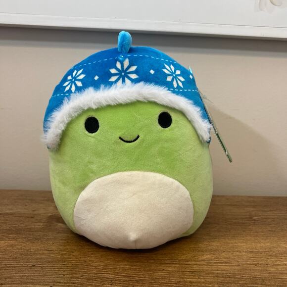 Squishmallows Danny the Dinosaur 8" Christmas Plush - Picture 1 of 7